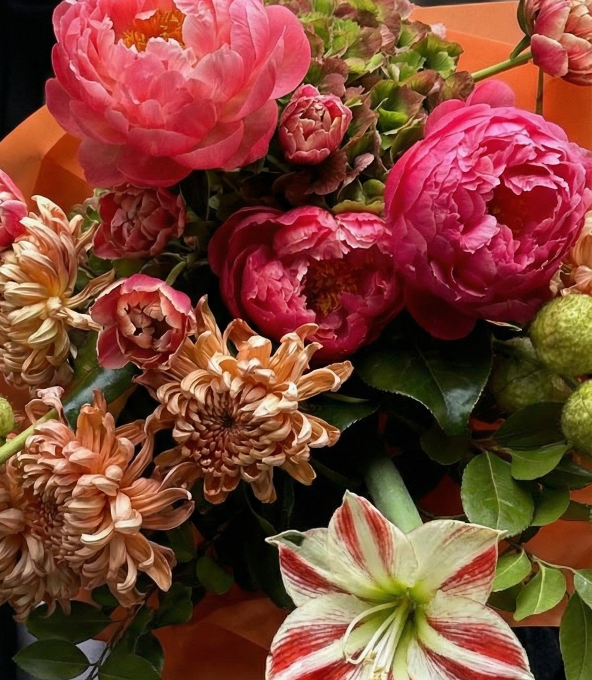 Burnt Orange Wild Bouquet