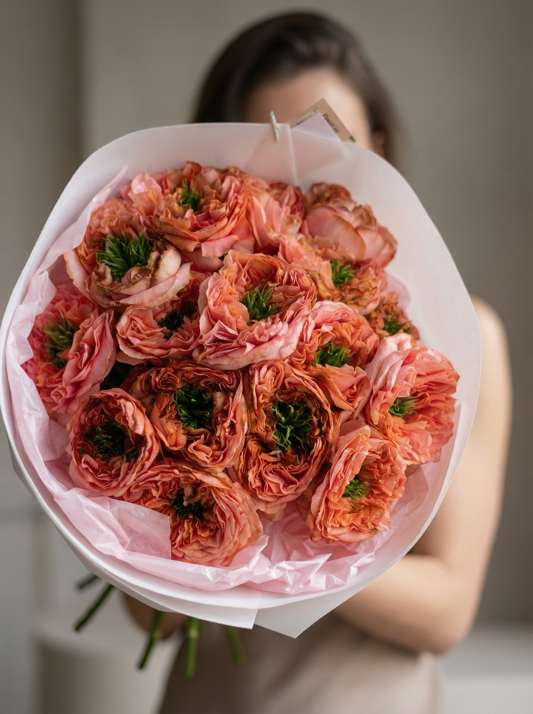 Mandarin Rose Count Bouquet