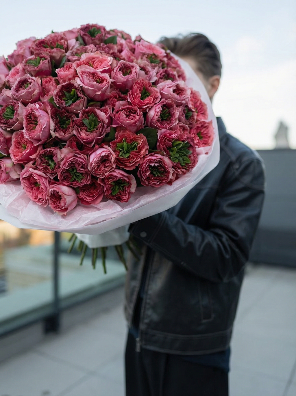 Mandarin Rose Count Bouquet