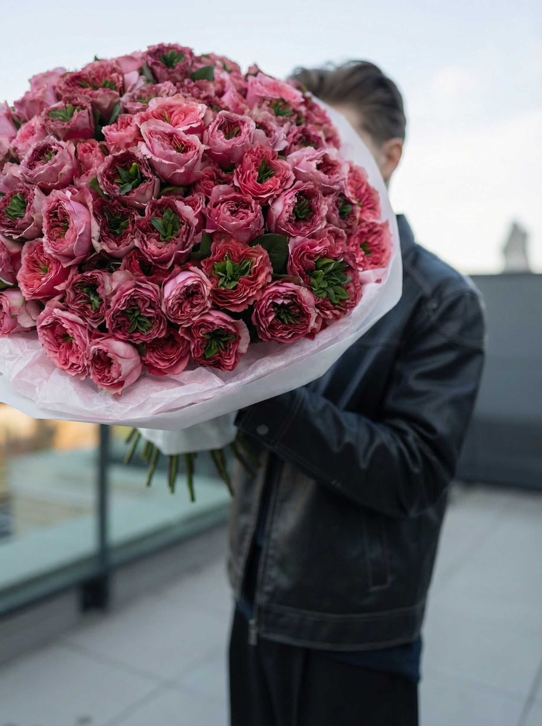 Mandarin Rose Count Bouquet