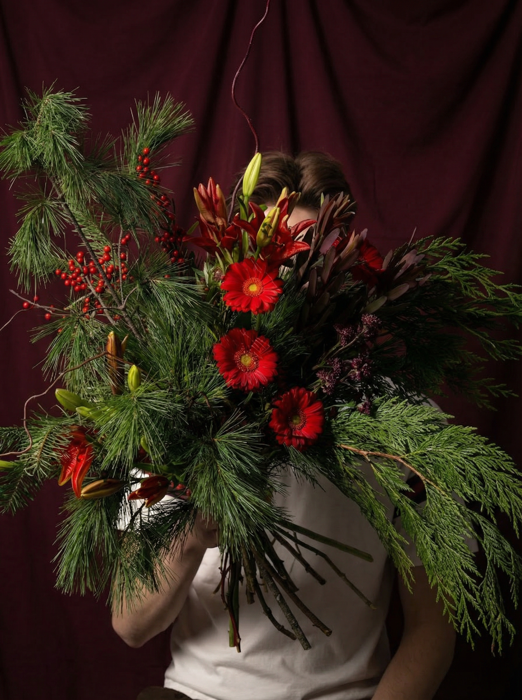 Burgundy Wild Winter