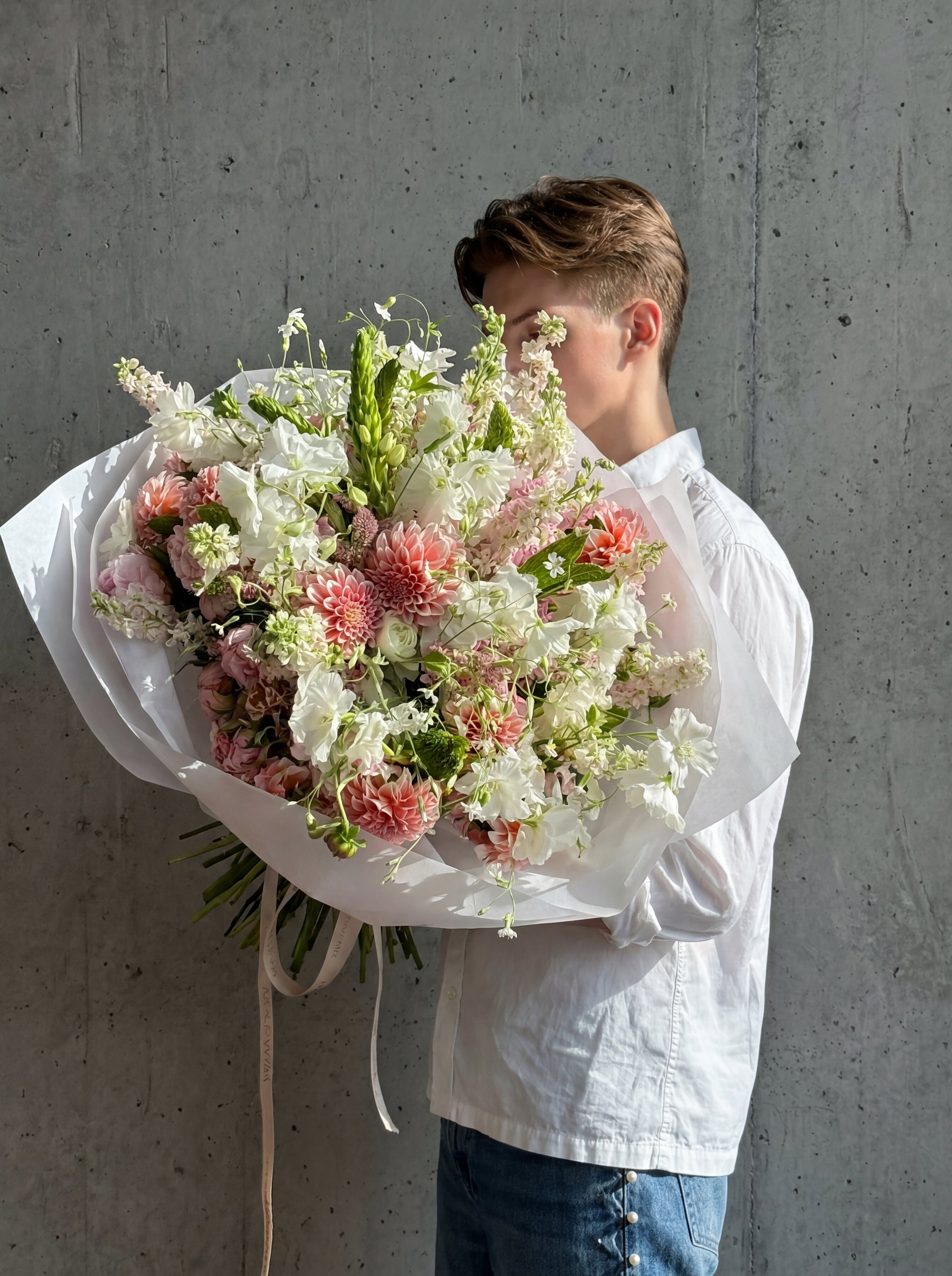Blush Garden Editorial Arrangement