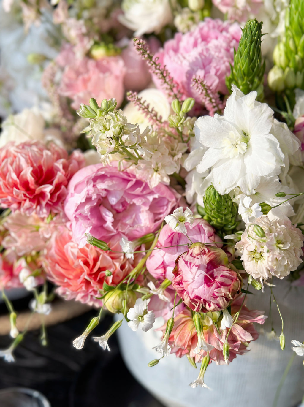 Blush Garden Editorial Arrangement