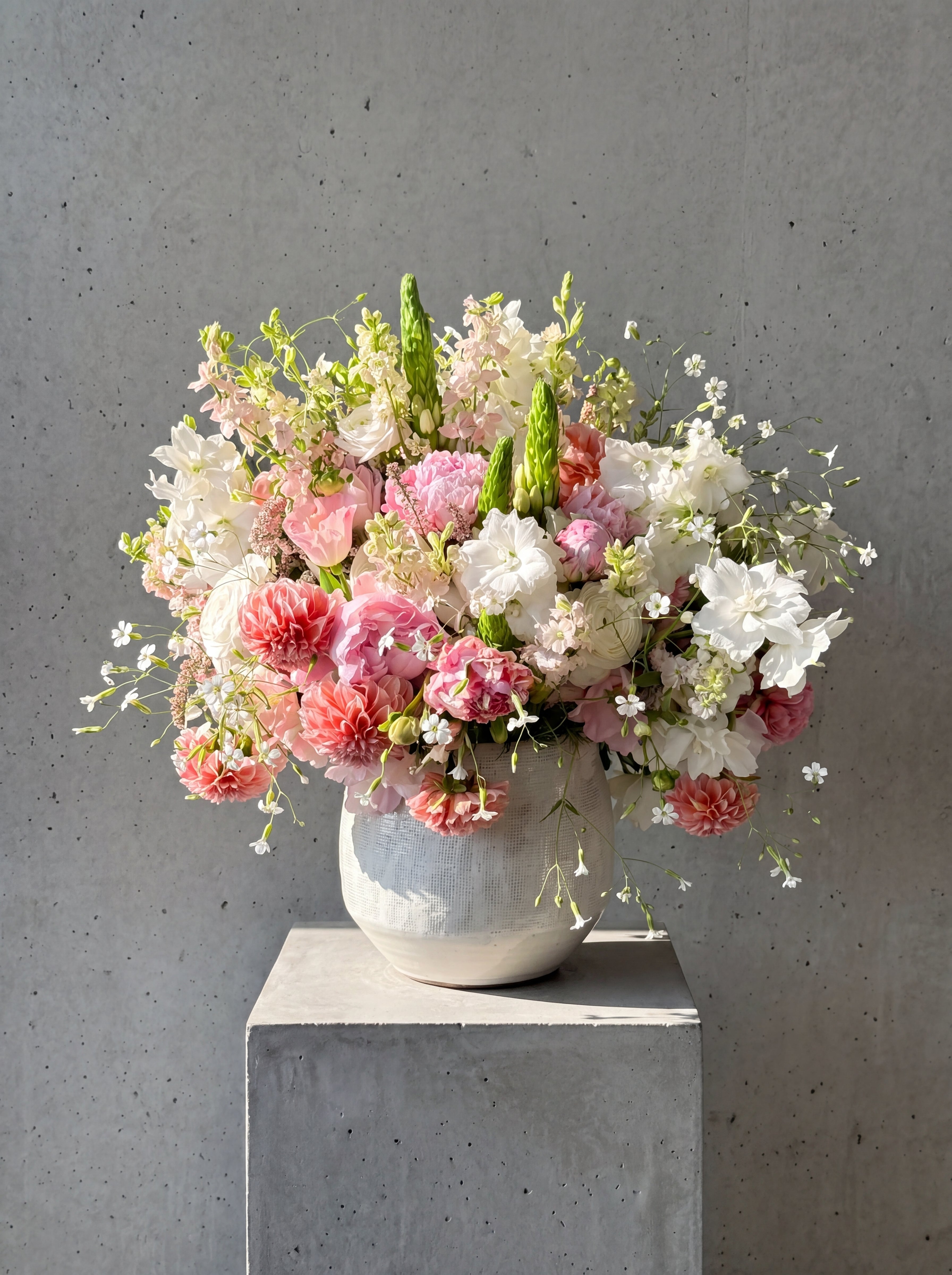 Blush Garden Editorial Arrangement